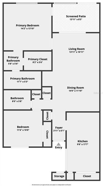 Floor plan with dimensions
