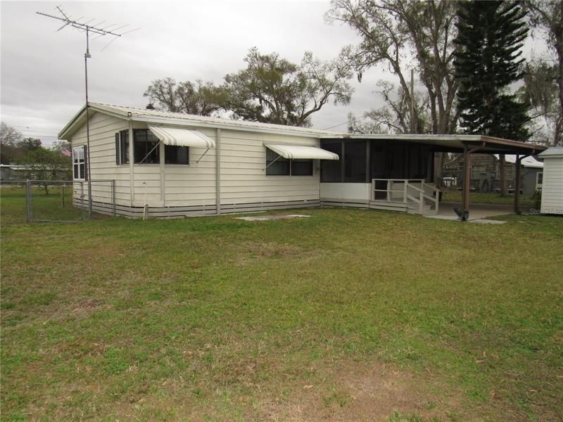 BACK VIEW - SCREEN PORCH