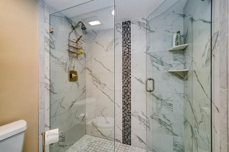 Great shower in the second bathroom