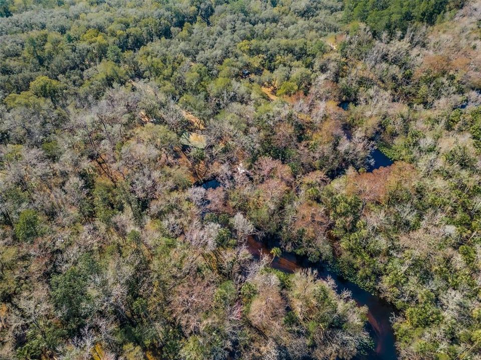 Drone of Property and Creek