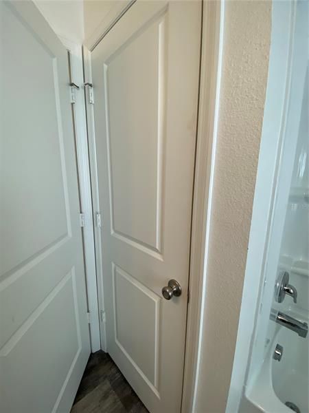 Hallway Bathroom Linen Closet Exterior