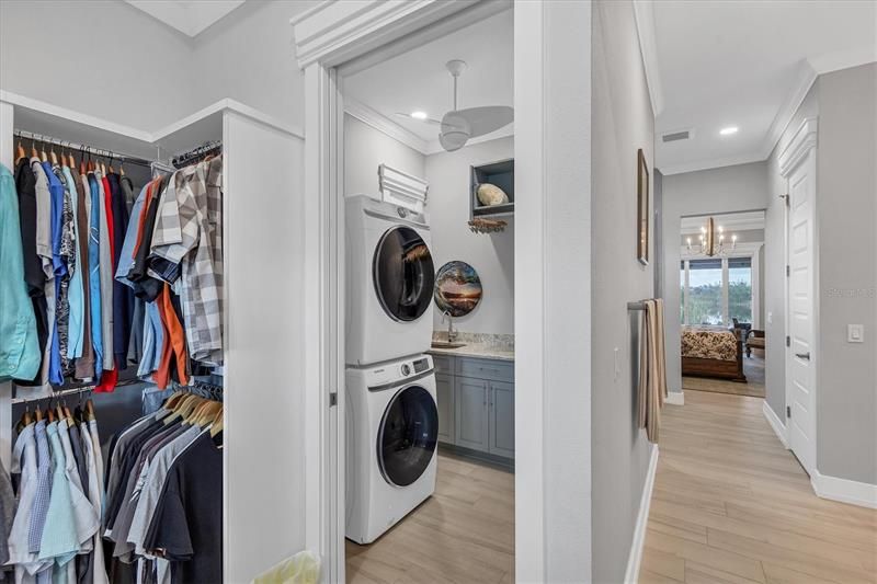 LAUNDRY ROOM OFF OF WALK IN CLOSET