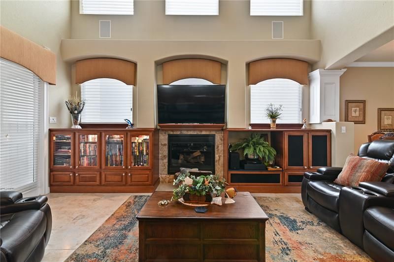 GAS FIREPLACE IN FAMILY GATHERING ROOM