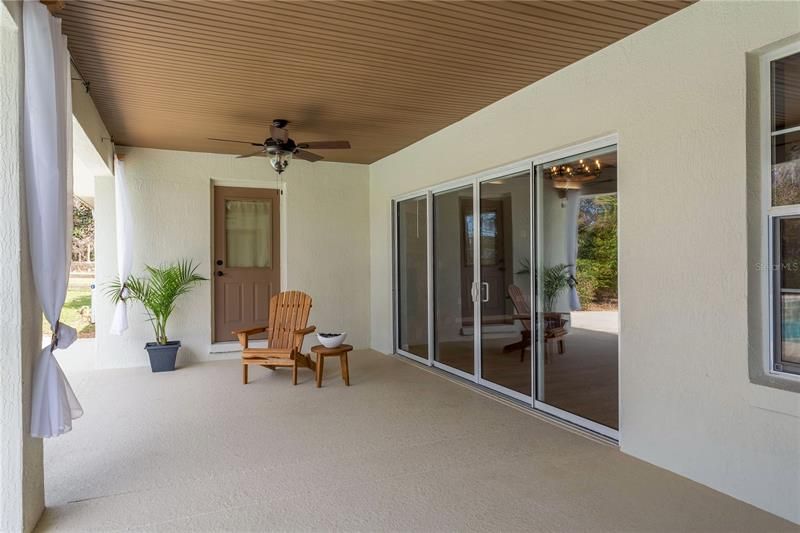 Large Covered Back Patio
