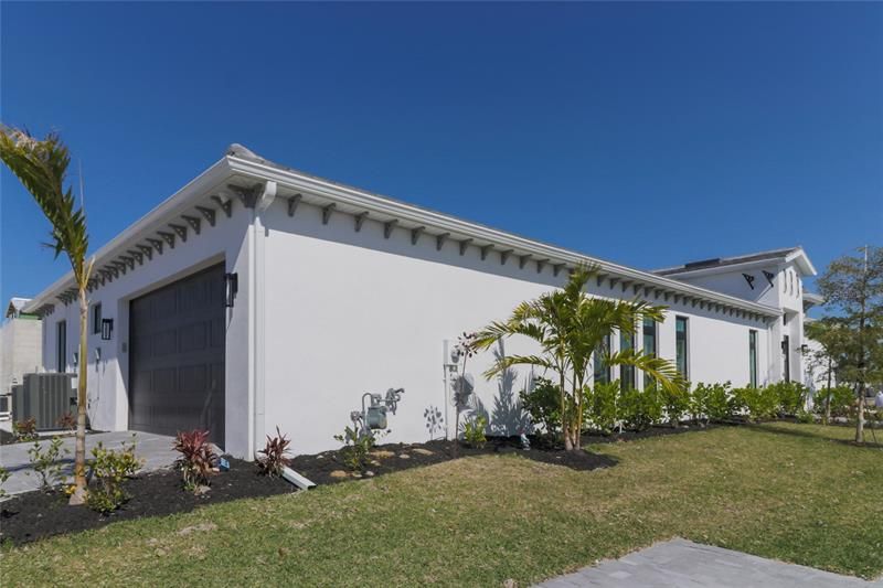 Two car garage and plentiful storage.