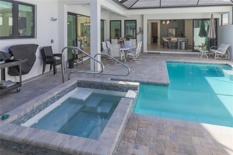 Swim in the pool or enjoy the heated spa.