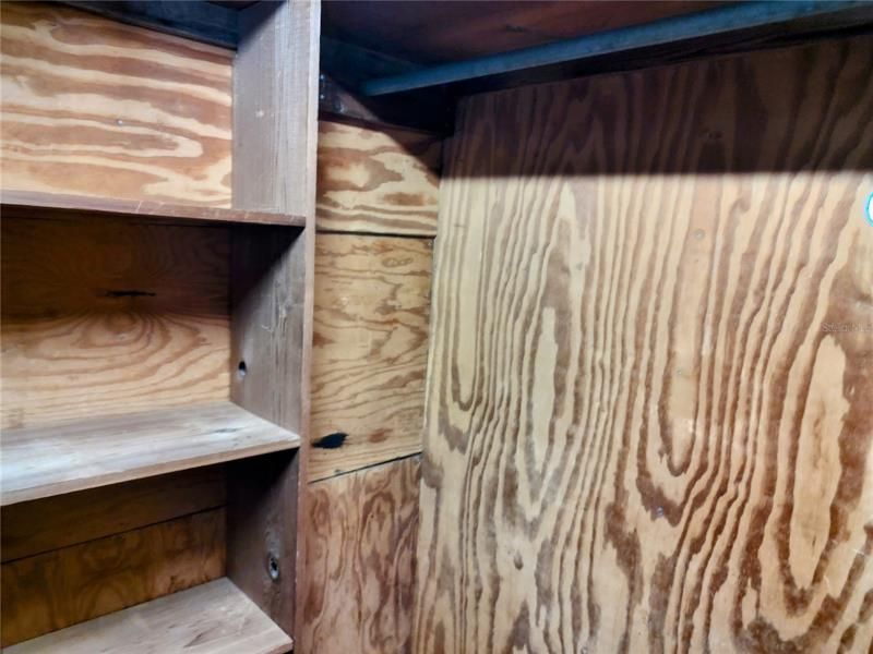 real wood closet