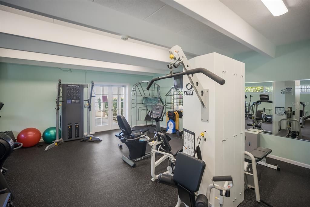 Fitness center in main clubhouse
