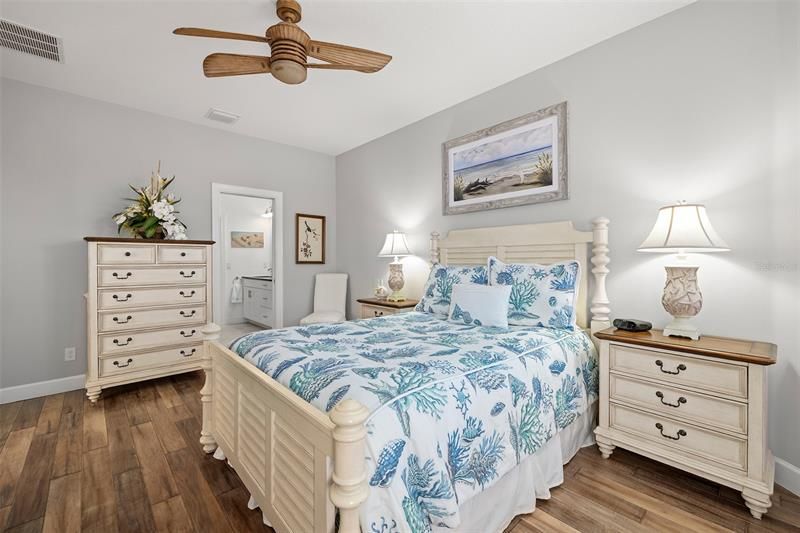 Light and airy primary bedroom.