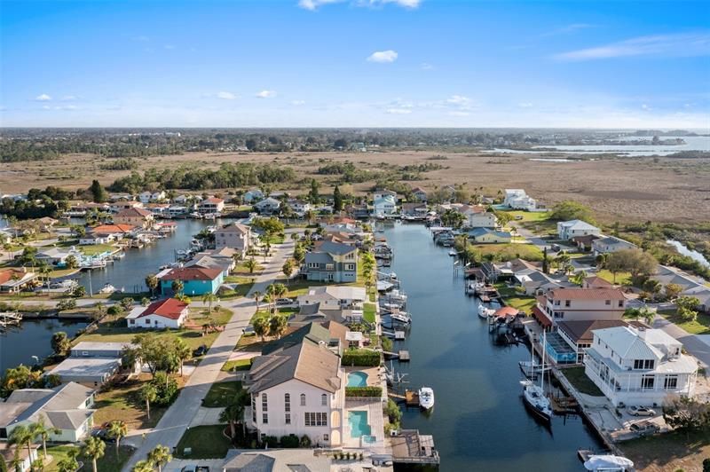 Saltwater Canal Aerial