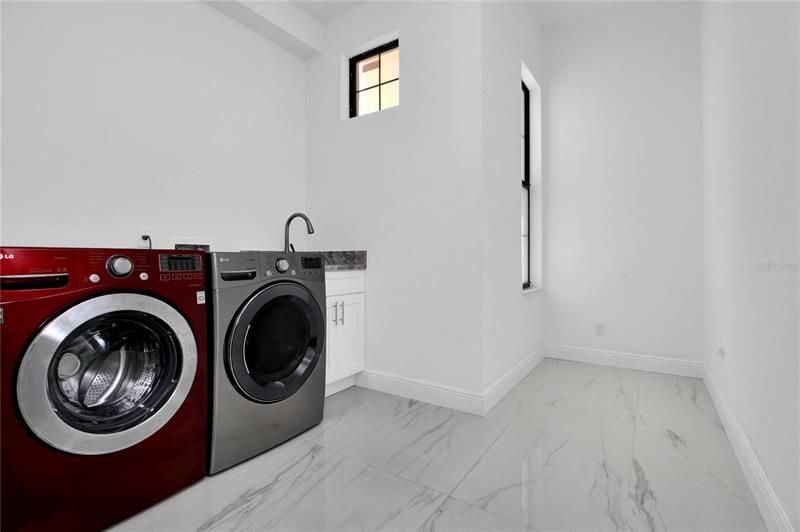 Main floor laundry room