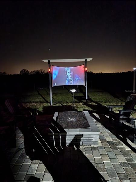 Enjoy a movie night in the silence of the outdoors.