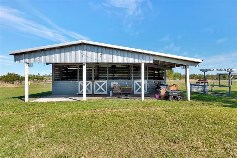 3-stall horse Barn(12 x 34)  built in 2018 with electricity.