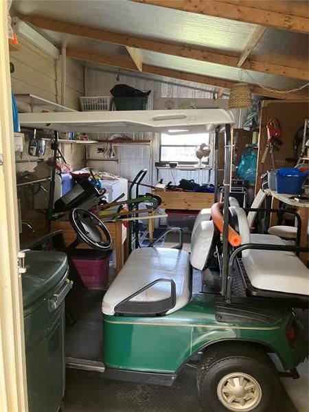 Golf Cart Shed w/Laundry