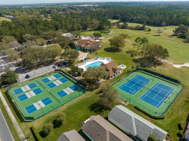Community Pool, Pickleball, and Tennis Courts with Social Membership