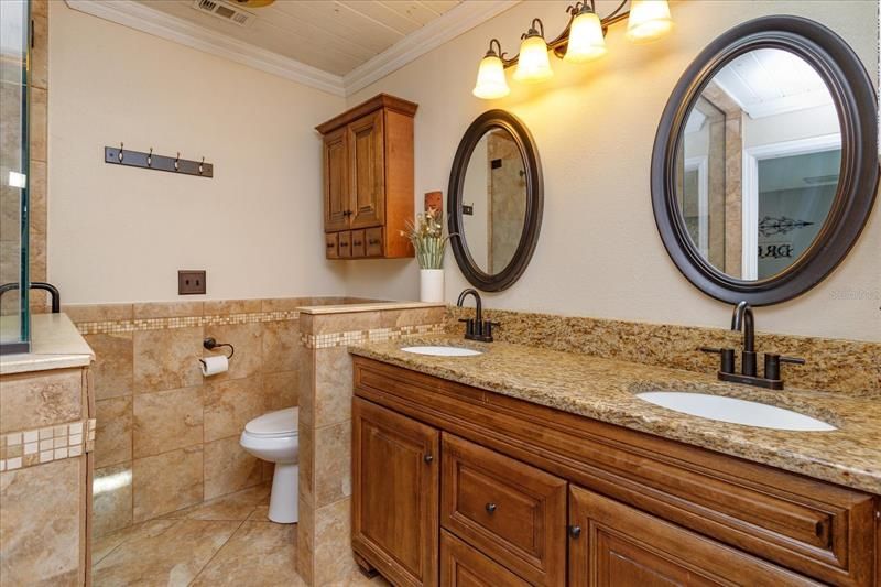 Master Bathroom with Double Sink Vanity