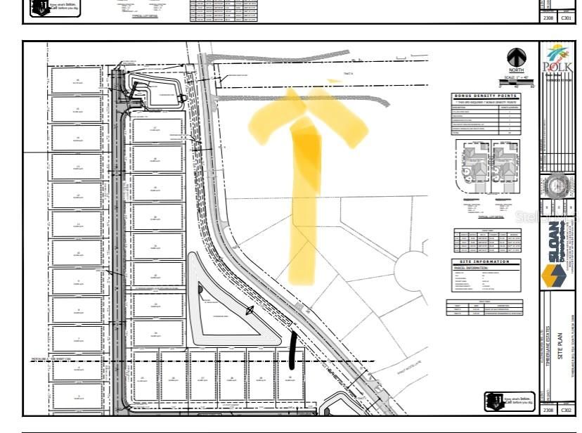 SEE ABOVE ARROW: TRACT B LOCATED ON LAKE PIERCE GREAT FOR A CLUBHOUSE OR COMMUNITY CENTER