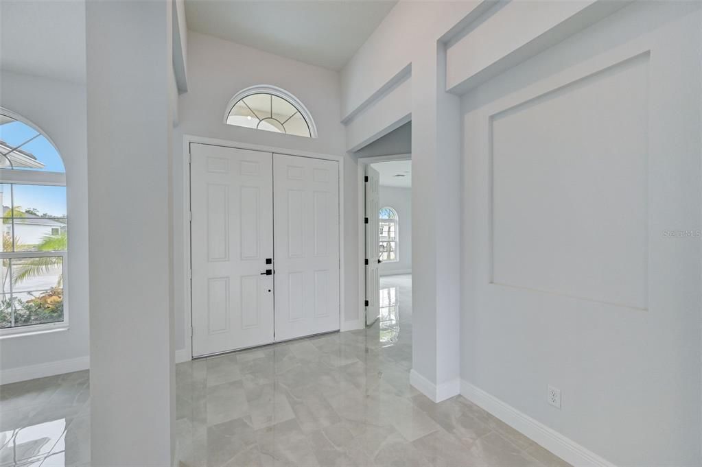 Entry Foyer with double doors