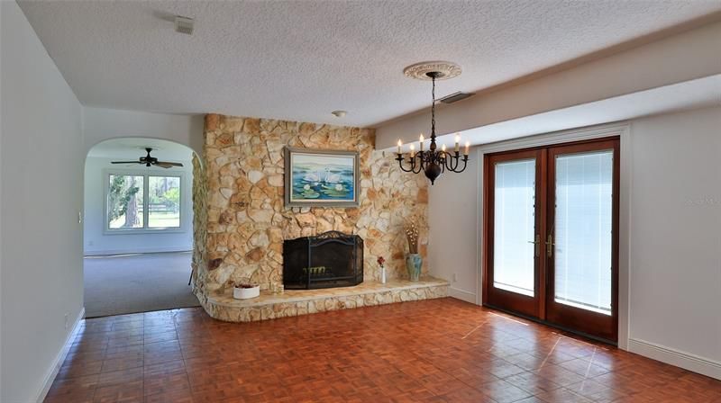 Dining room French doors