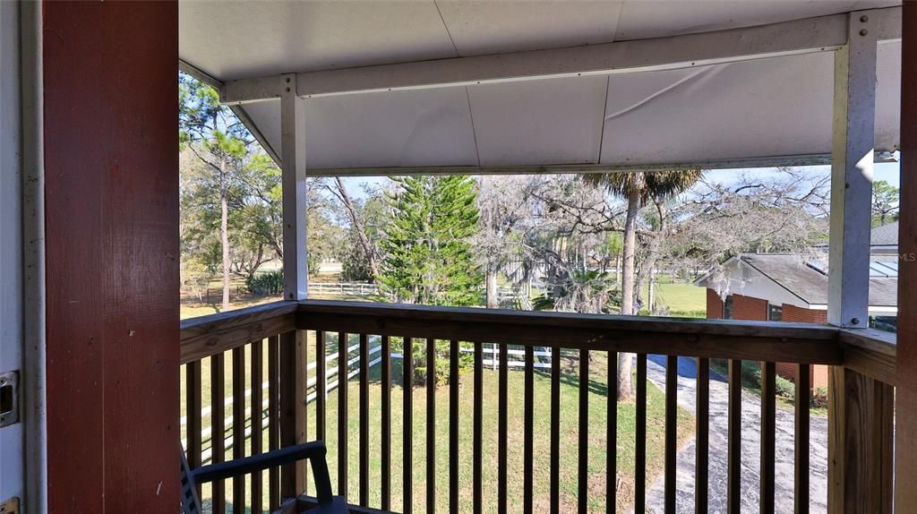 Loft front porch