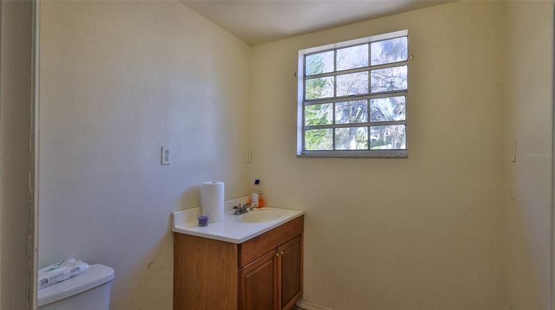 Barn half bath