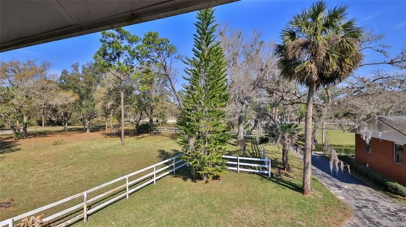 View from loft front porch