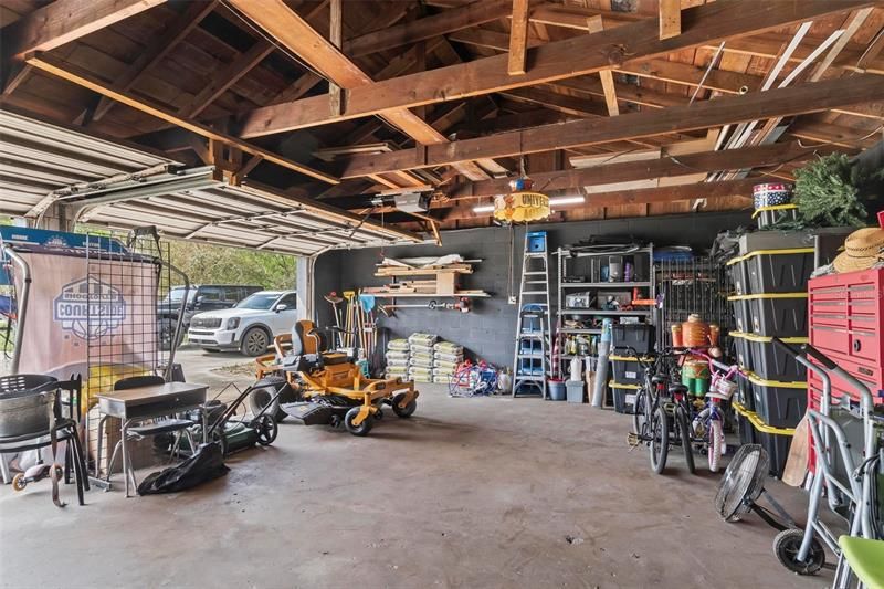 Parking garage & workshop