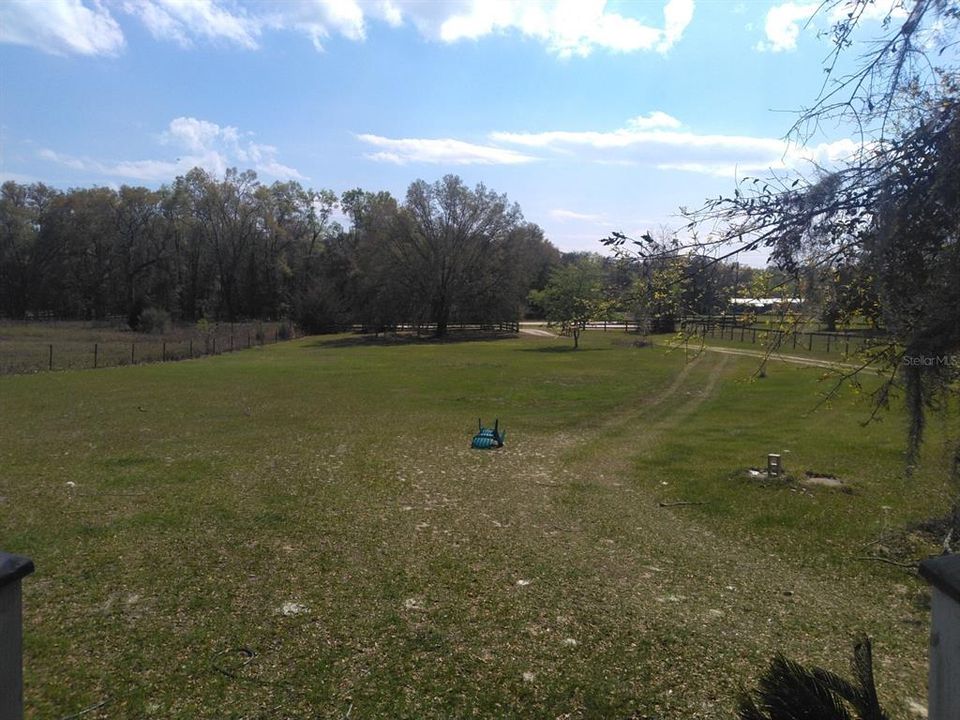 From front porch looking S. toward road