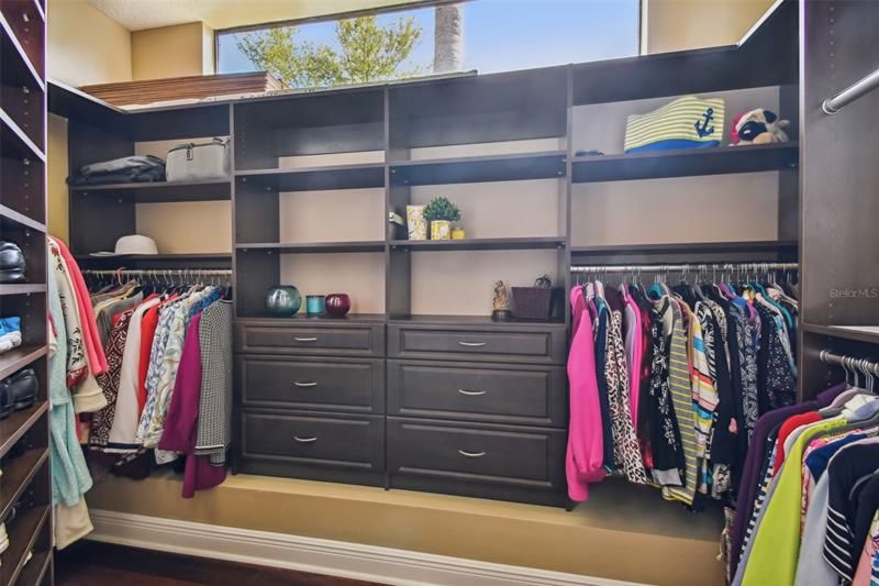 One of Two Closets ~ Both With Wardrobe Systems