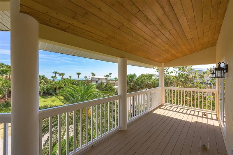 Second Floor Ocean View Balcony (access from Guest bedrooms).