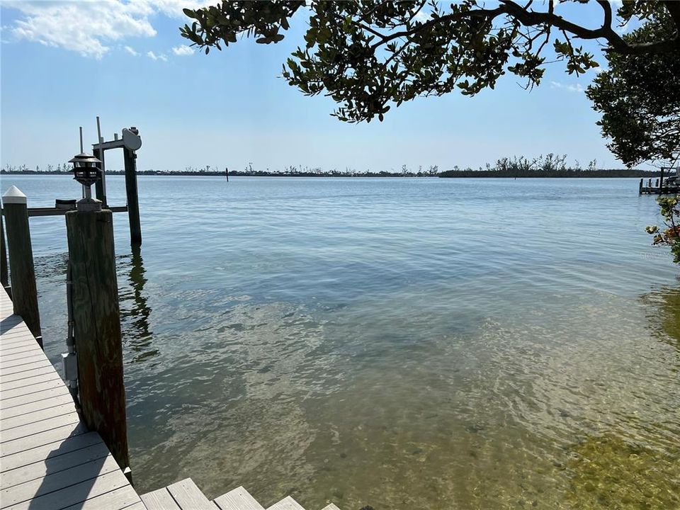 Water view from dock