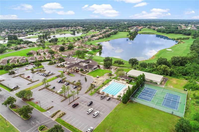 EAGLEBROOKE CLUBHOUSE POOL and TENNIS/PICKLE BAR COURTS