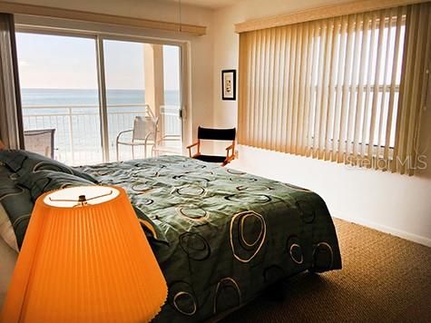 Master Bedroom with beach front balcony door