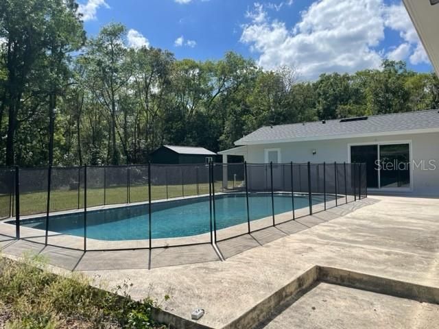 Rear of Home w/ Pool View