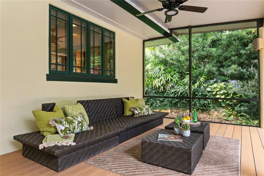 outdoor covered porch