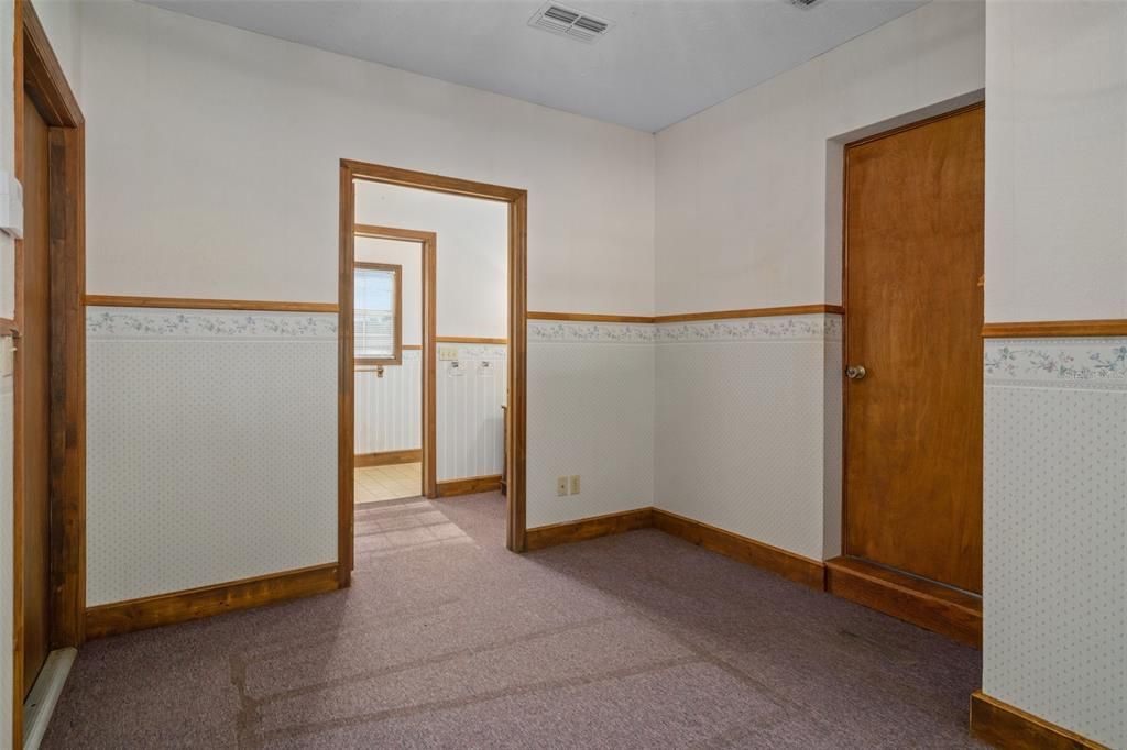 Mudroom with full bath