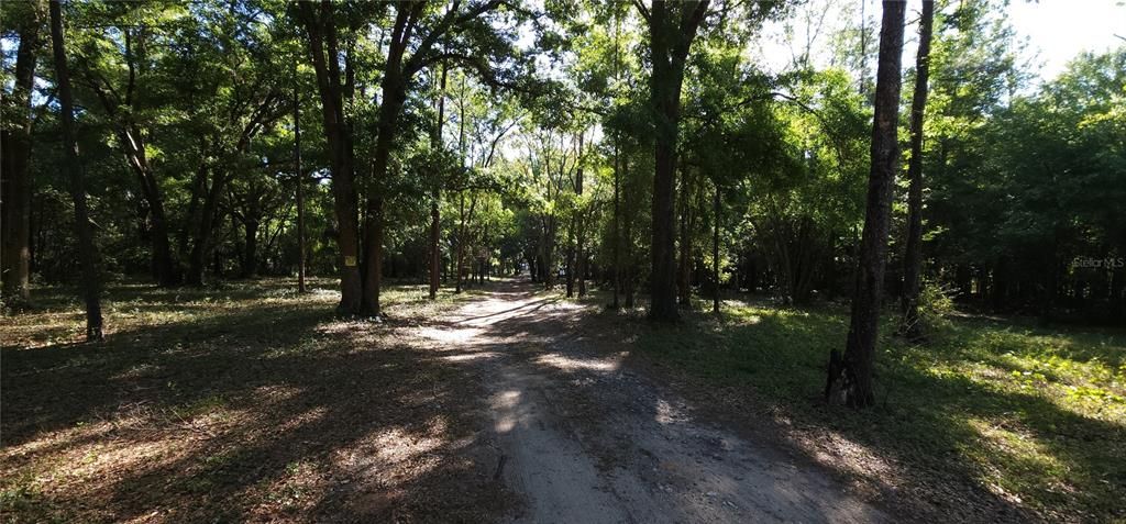 Beginning of property at entrance, looking SE to home