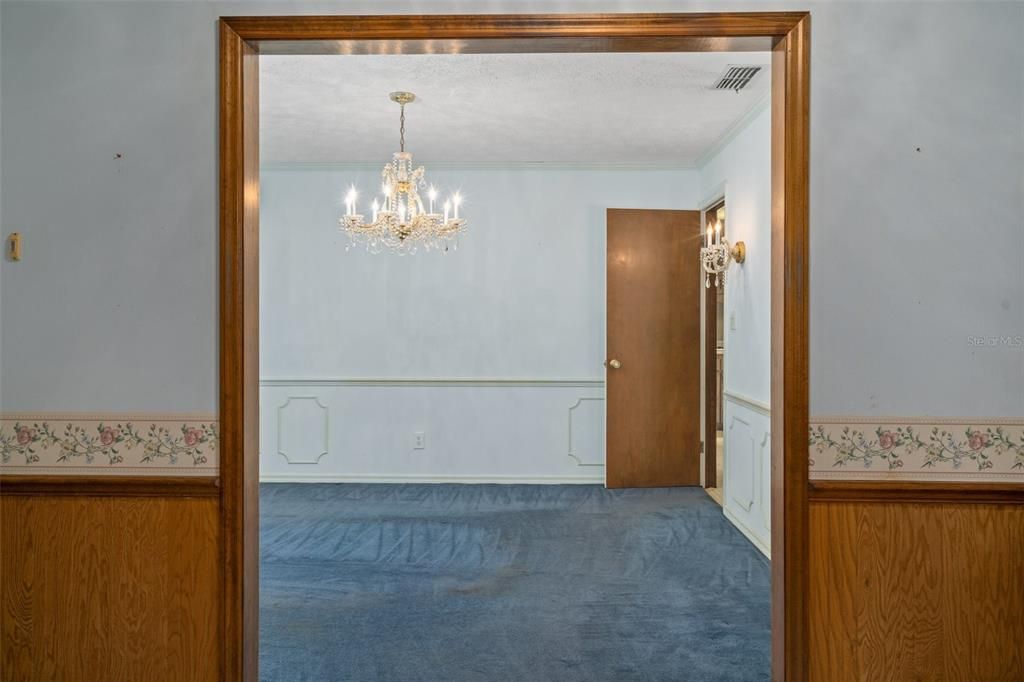 Dining room of front foyer