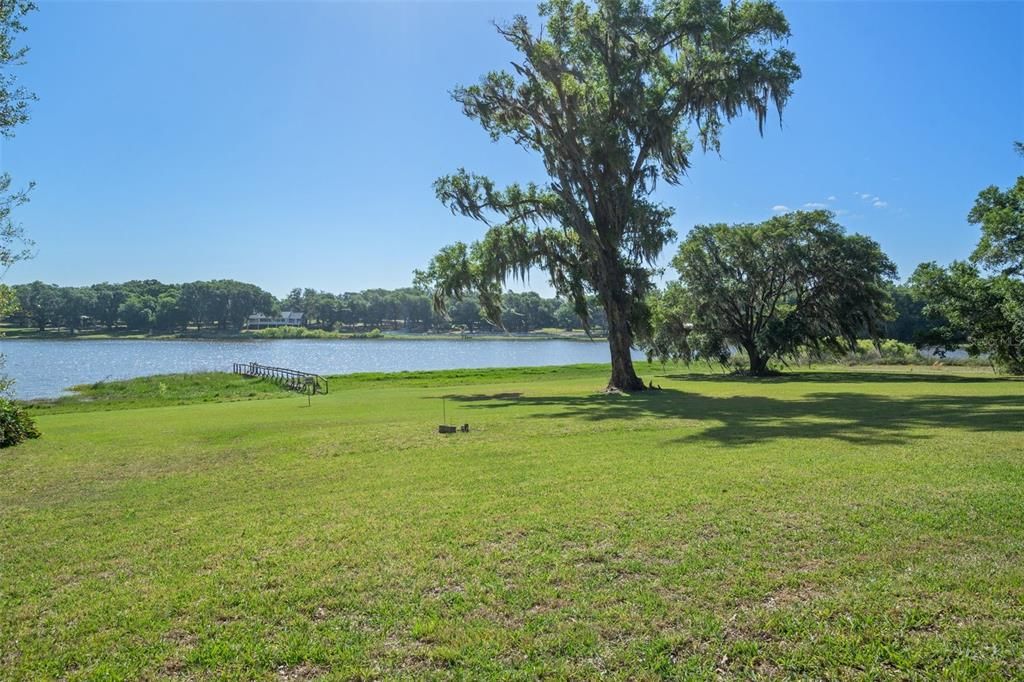 Backyard lake views looking SE