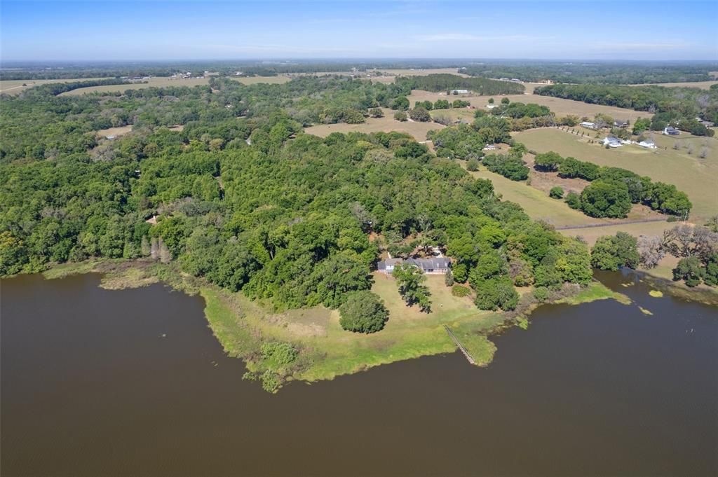 Looking west over property