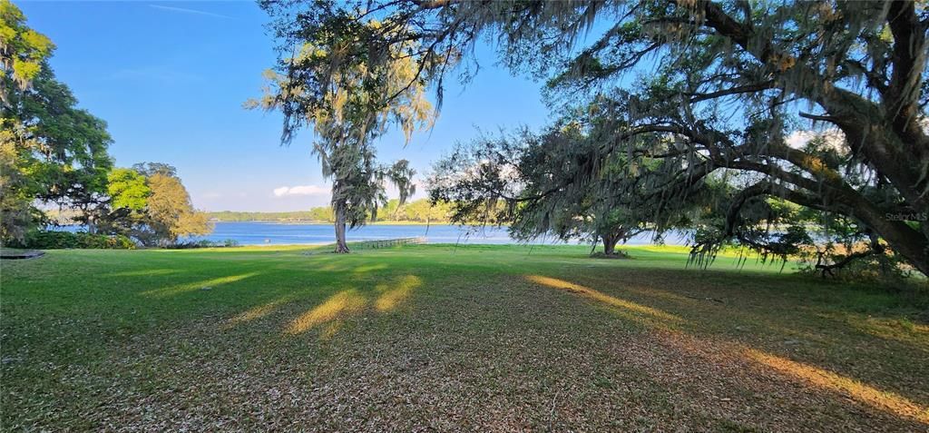 Backyard lake views