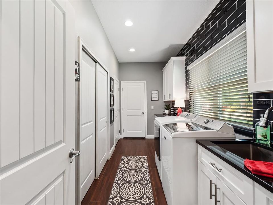 Laundry Room with closet pantry