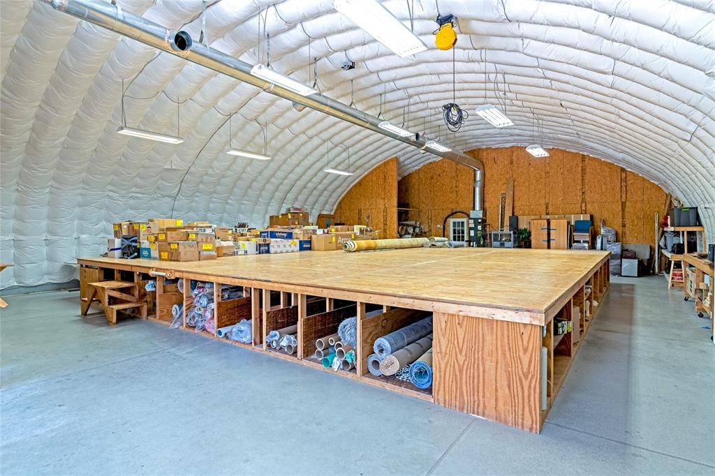 Interior of Quonset