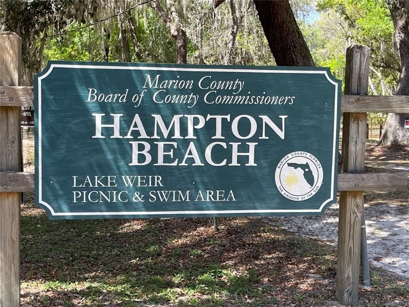 Hampton Beach Picnic and Swim area