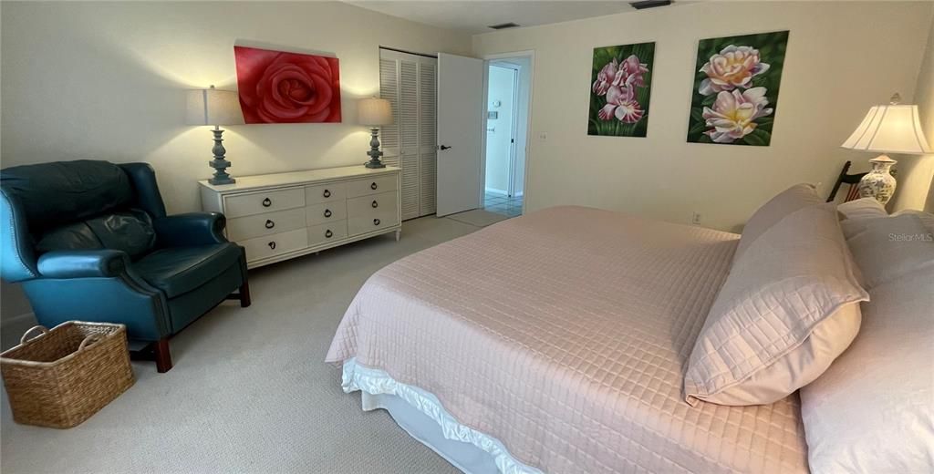 East bedroom shares bathroom with west bedroom.