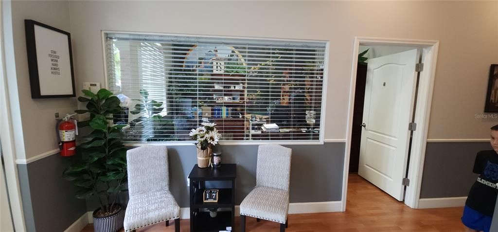 Reception and Lobby with view into conference room