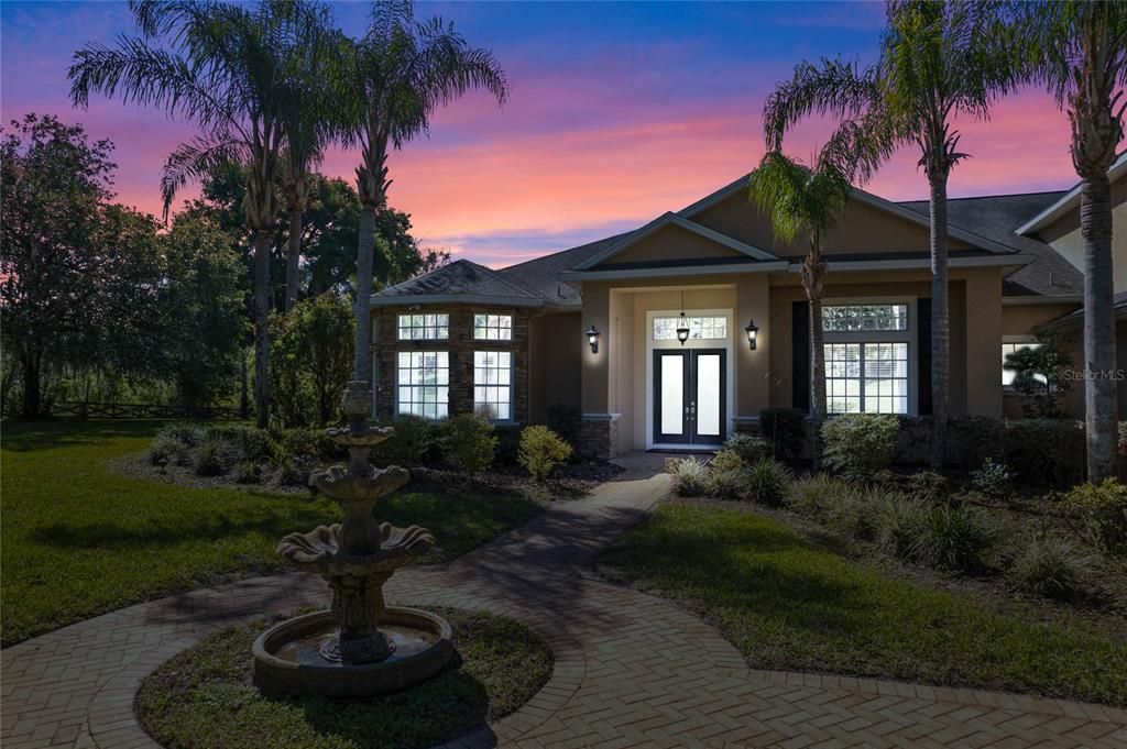 Executive gated home on 6 acres