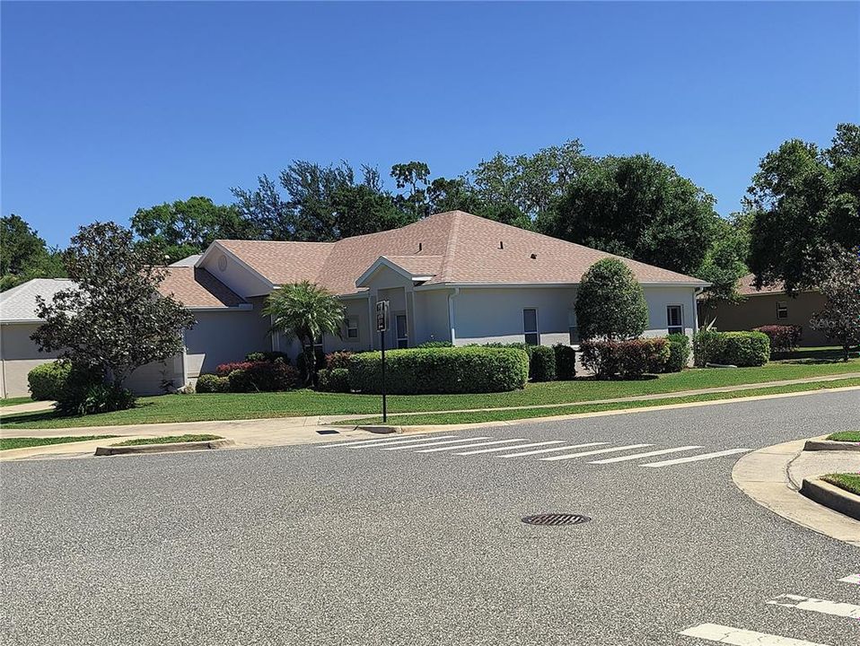 Front and side of house