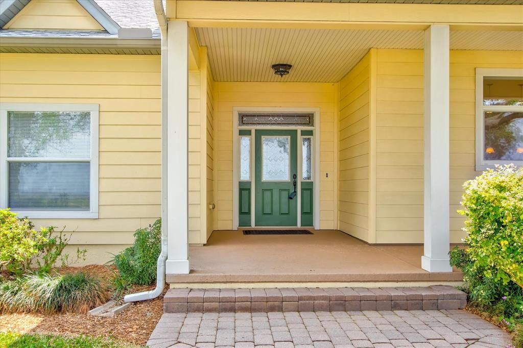 Front Entry and Country Porch for relaxing