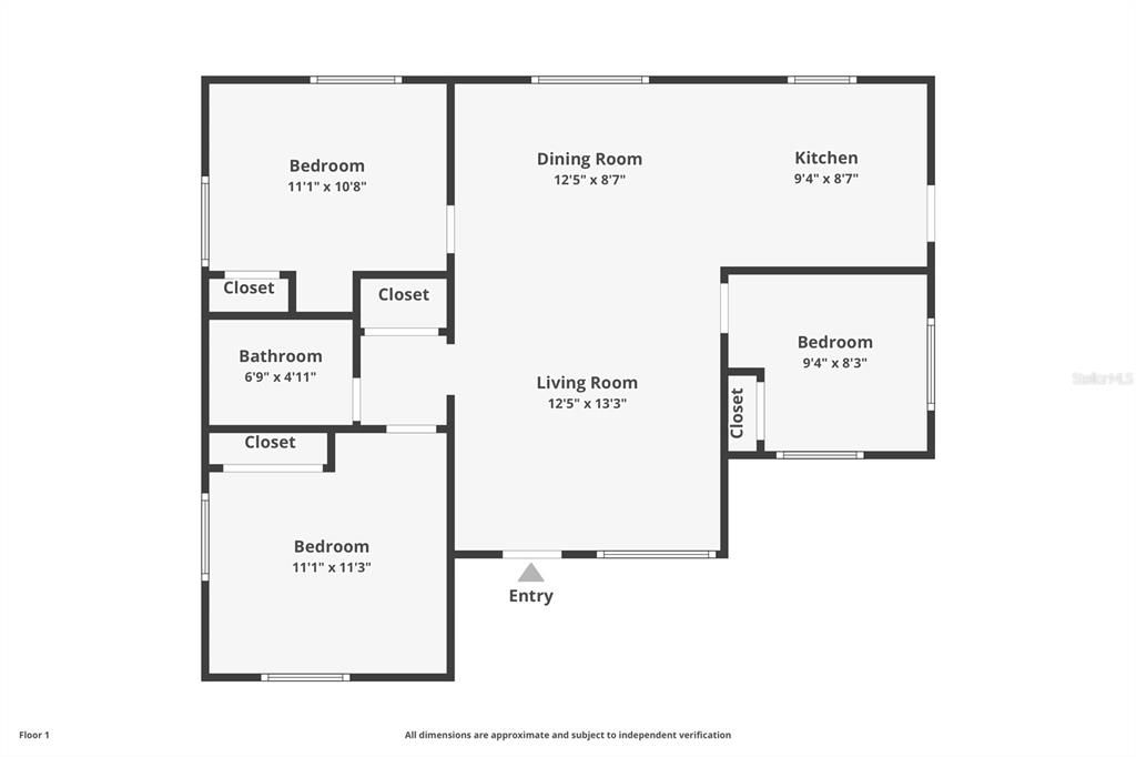 Recently Sold: $250,000 (3 beds, 1 baths, 892 Square Feet)